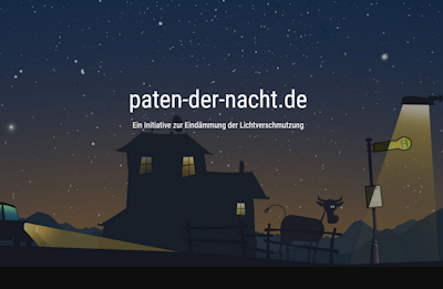 Paten der Nacht, Initiative Lichtverschmutzung